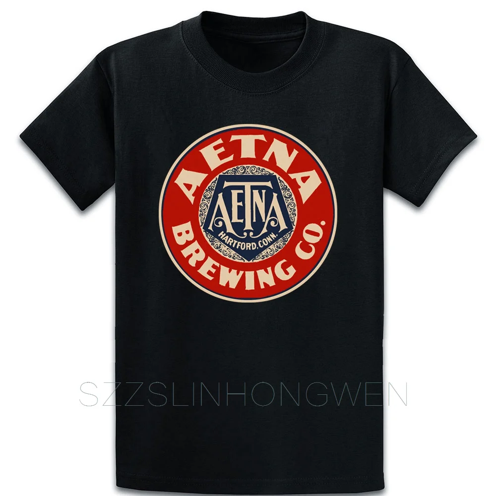 Vintage Beer aetna T Shirt Comfortable Summer Style Graphic Tee Streetwear Over Size S-5XL Customize Family |