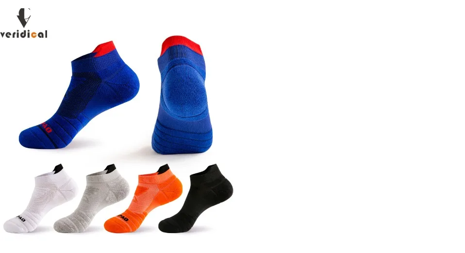 Veridical 5 Pairs Athletic Sport Running Socks For Men Colorful Cotton Breathable Deodorant Quick-Drying Ankle Boat Socks Brand Veridical 5 Pairs Athletic Sport Running Socks For Men Colorful Cotton Breathable Deodorant Quick-Drying Ankle Boat Socks Brand