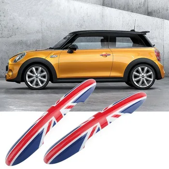 

2pcs Union Jack Car Door Handle Cover Shell Protected Sticker Decal for Mini Cooper F56 2-Doors 2014 2015 2016 2017 Styling