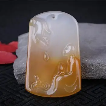 

Natural agate pendant