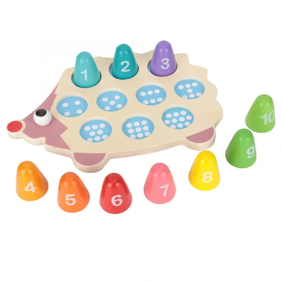 Children Matching Block Toys Early Education Numbers Matching Kids Block Toy Parent-child Interactive Toy for Children Gift