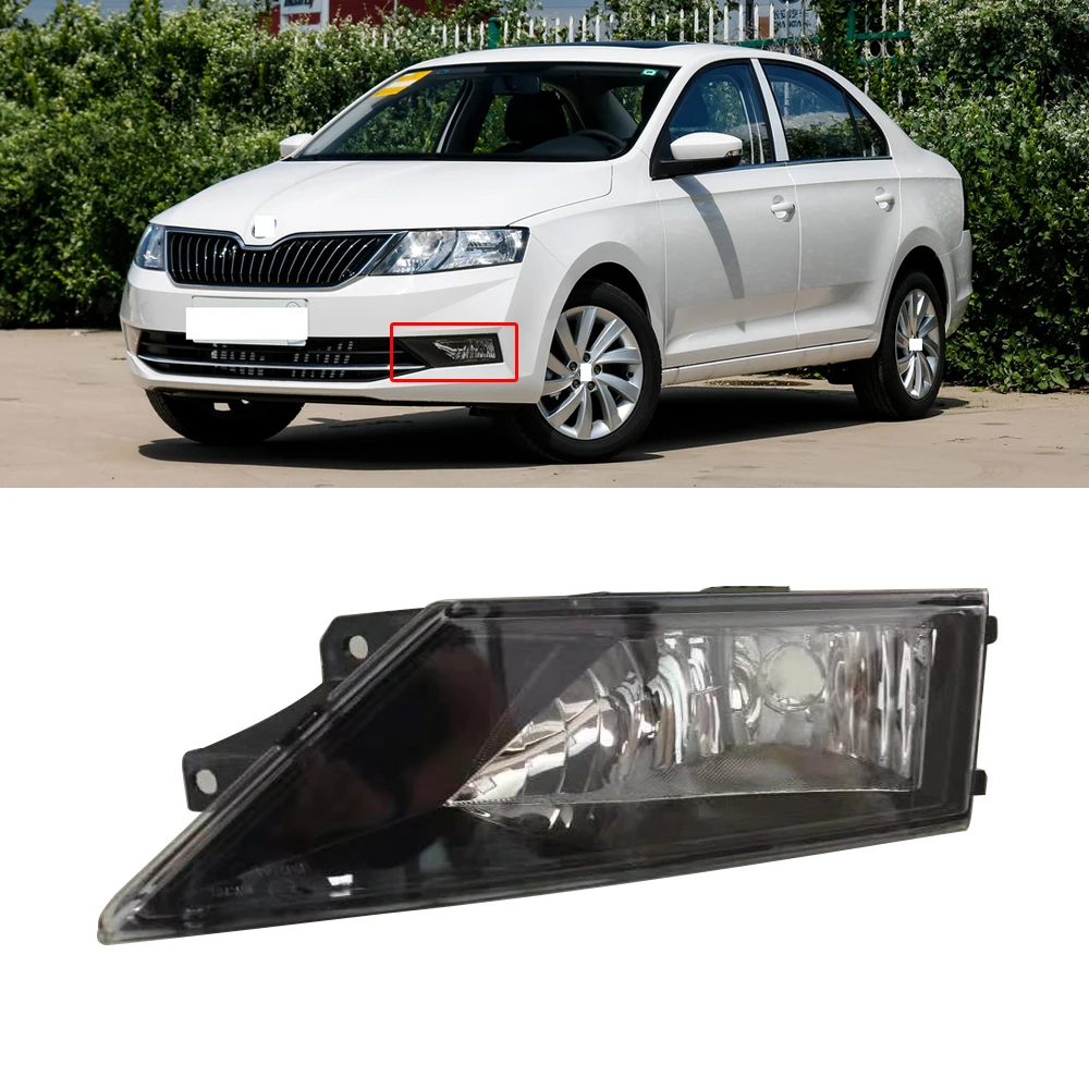 Capqx для Skoda Rapid ПТФ в передний бампер DRL дневные ходовые огни противотуманная фара лампа Foglight Foglamp в сборе