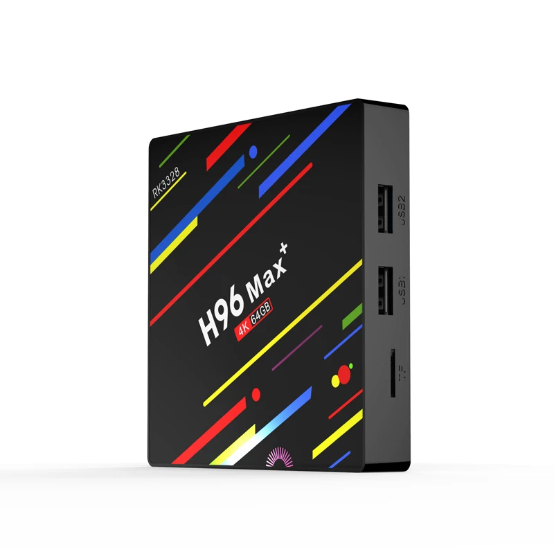 Новейший android voice tv box h96 max plus 8 1 4 Гб 46 ГБ bluetooth 2 4G/5G wifi Поддержка youtube facebook skype set top
