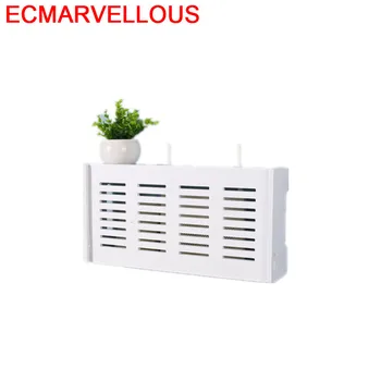 

WIFI decoration shielding wall hanging creative TV set-top stacks shelf cabinet box socket cover rack storage hanger