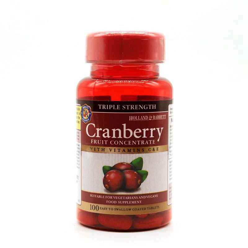 

Free shipping cranberry fruit concentrate with vitamins C&E 100 pcs