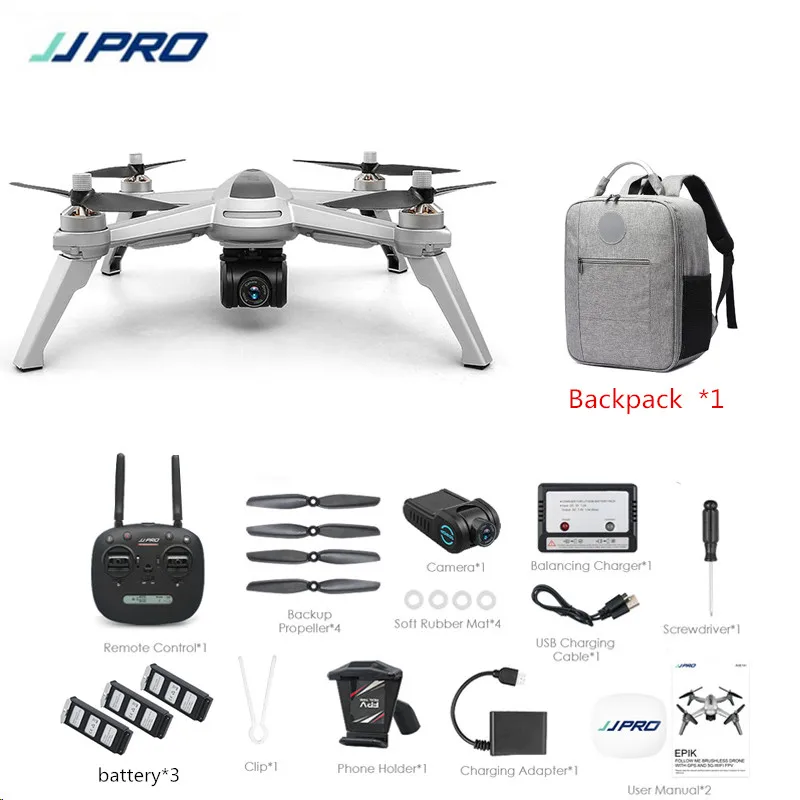 JJRC JJPRO X5 5G gps Wi-Fi Радиоуправляемый Дрон FPV с 1080P HD камерой точка зрения 18 минут время полета высота режим RC Квадрокоптер RTF