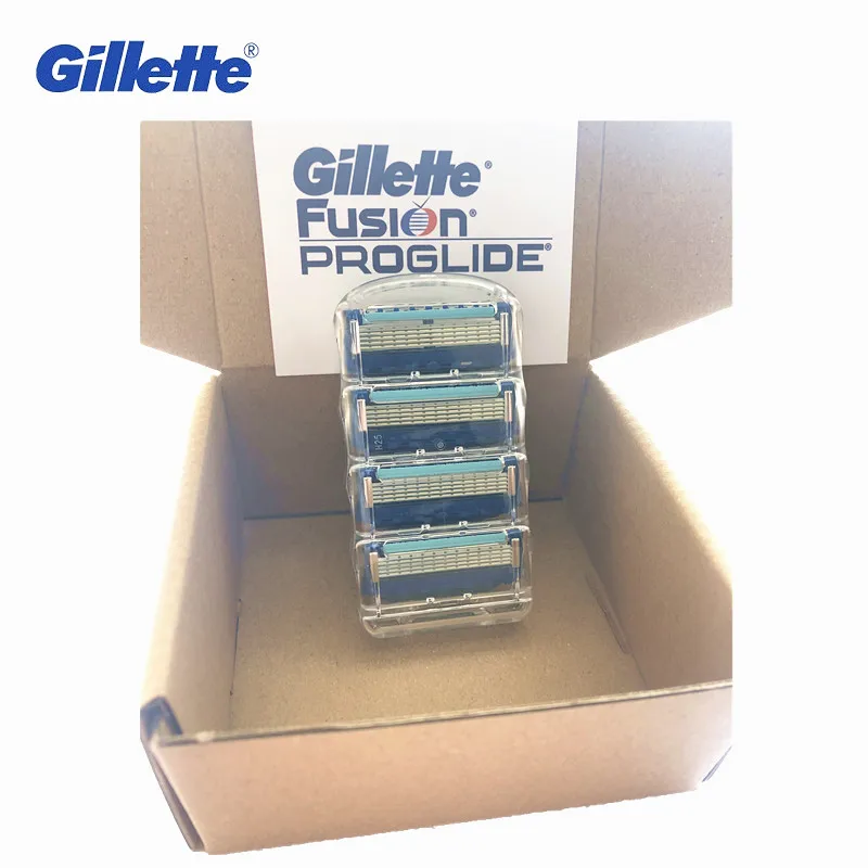 

Original Gillette Fusion ProGlide Blade for Shaving 4 Replaceable Cassettes Shaving Cartridge Removable Razor Blades for Men