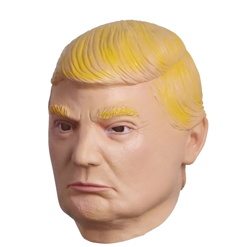 Маска Дональда Трампа, биллионер, Президентский костюм, латексные маски для косплея, маска-президент США Трамп для знаменитостей, пародия, реквизит