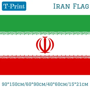 

15PCS Flag Iran Flag Polyester Flag 90*150cm/60*90cm/40*60cm/15*21cm 5*3FT Outlast Decoration Printed Illinotech Flying