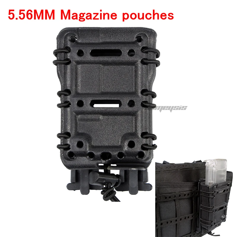 Tactical Pistol Magazine Pouches 5.56MM Molle Military Airsoft Mag CS Shooting Hunting Belt Carrier | Спорт и развлечения