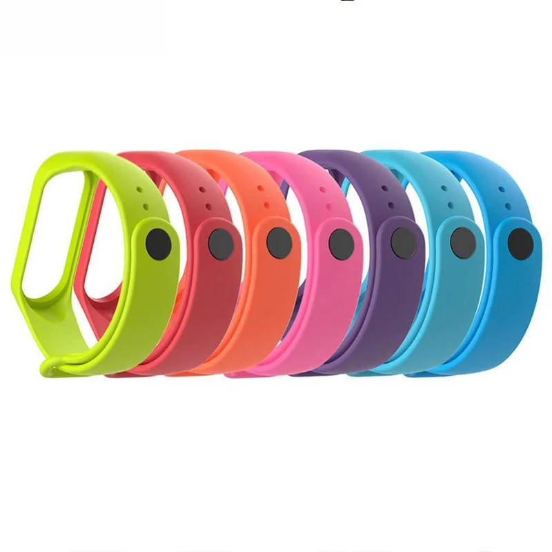 

Silicone color mi band 3 4 accessories pulseira miband 4 3 strap replacement silicone wriststrap for xiaomi 3 4 smart bracelet