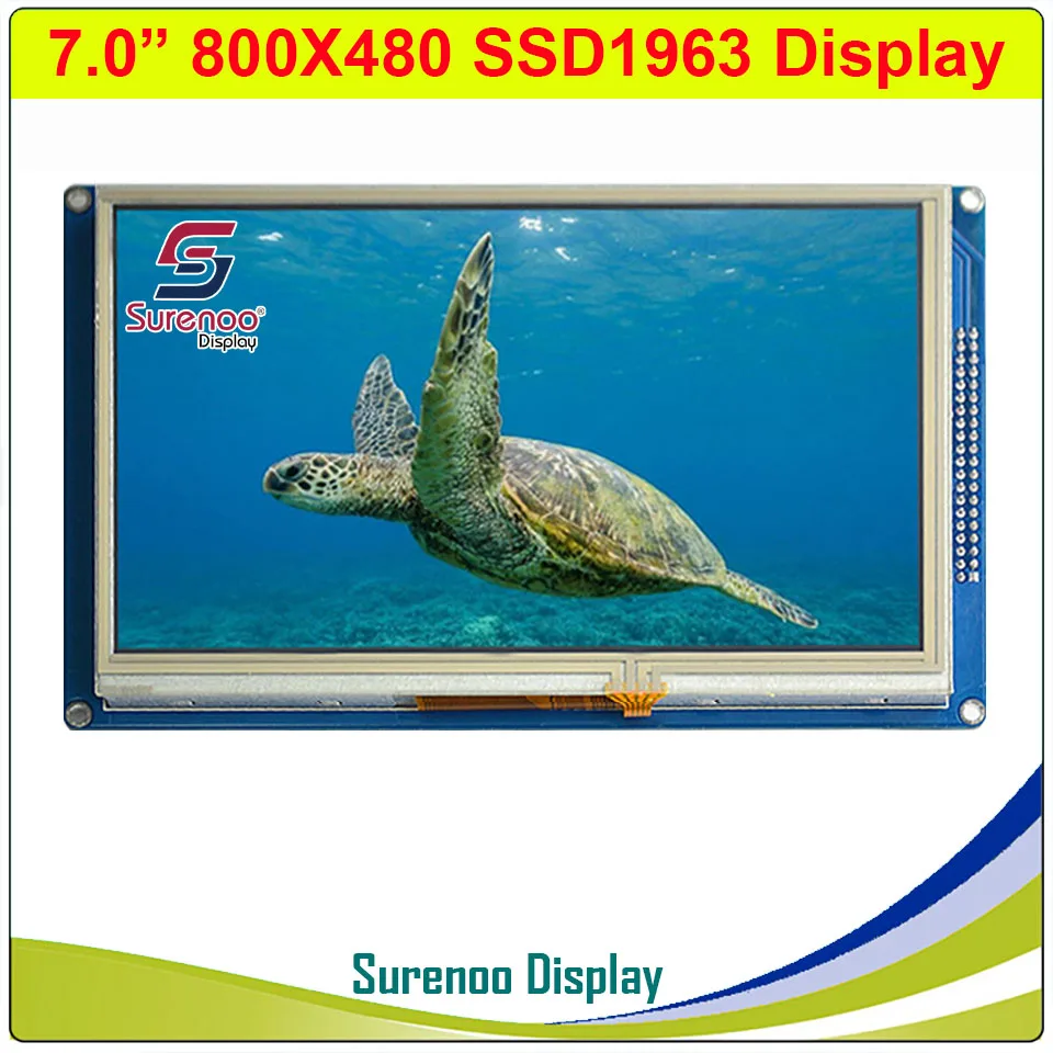 7 0 &quot7&quot экран 800*480 SSD1963 TFT сенсорный ЖК модуль панель экрана с адаптером PCB для