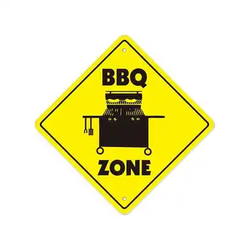 

SZWL Funny Warning Bbq Crossing Zone Car Stickers Cartoon Logo Vinyl for Truck RV VAN Fine Decal Auto Accessories JDM,13cm*12cm