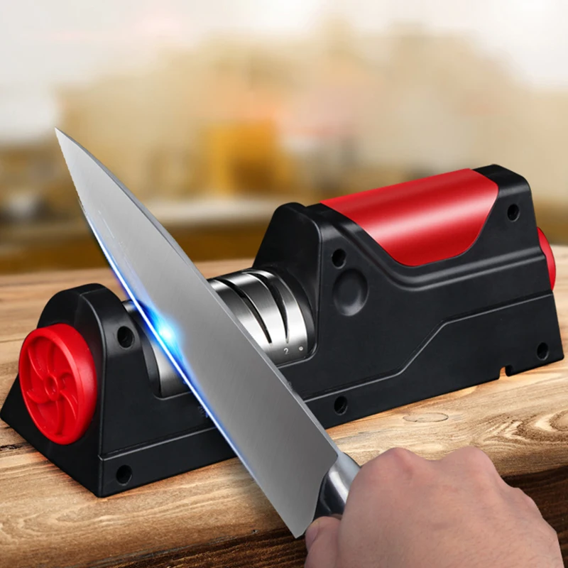 Автоматическая электрическая точилка для ножей USB аккумуляторная