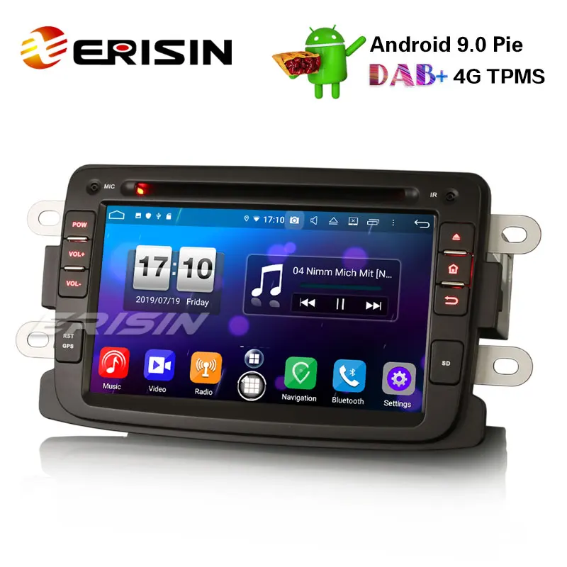 Flash Deal Erisin ES7783D 7" Android 9.0 DAB+4G Wifi Autoradio GPS System for Renault Dacia Duster Logan Dokker Lodgy 1