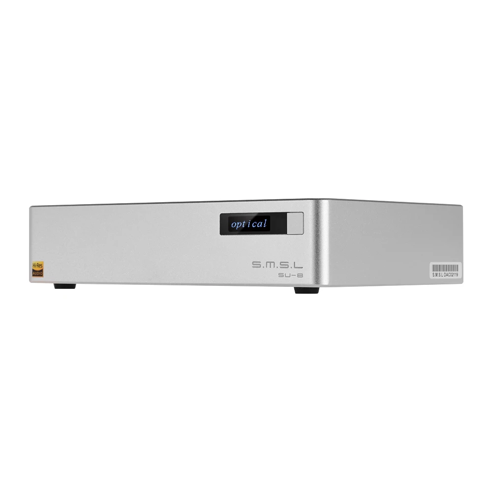 SU-8 HIFI чистый DAC аудио декодер USB/коаксиальный/оптический вход DSD цифро-аналоговый преобразователь