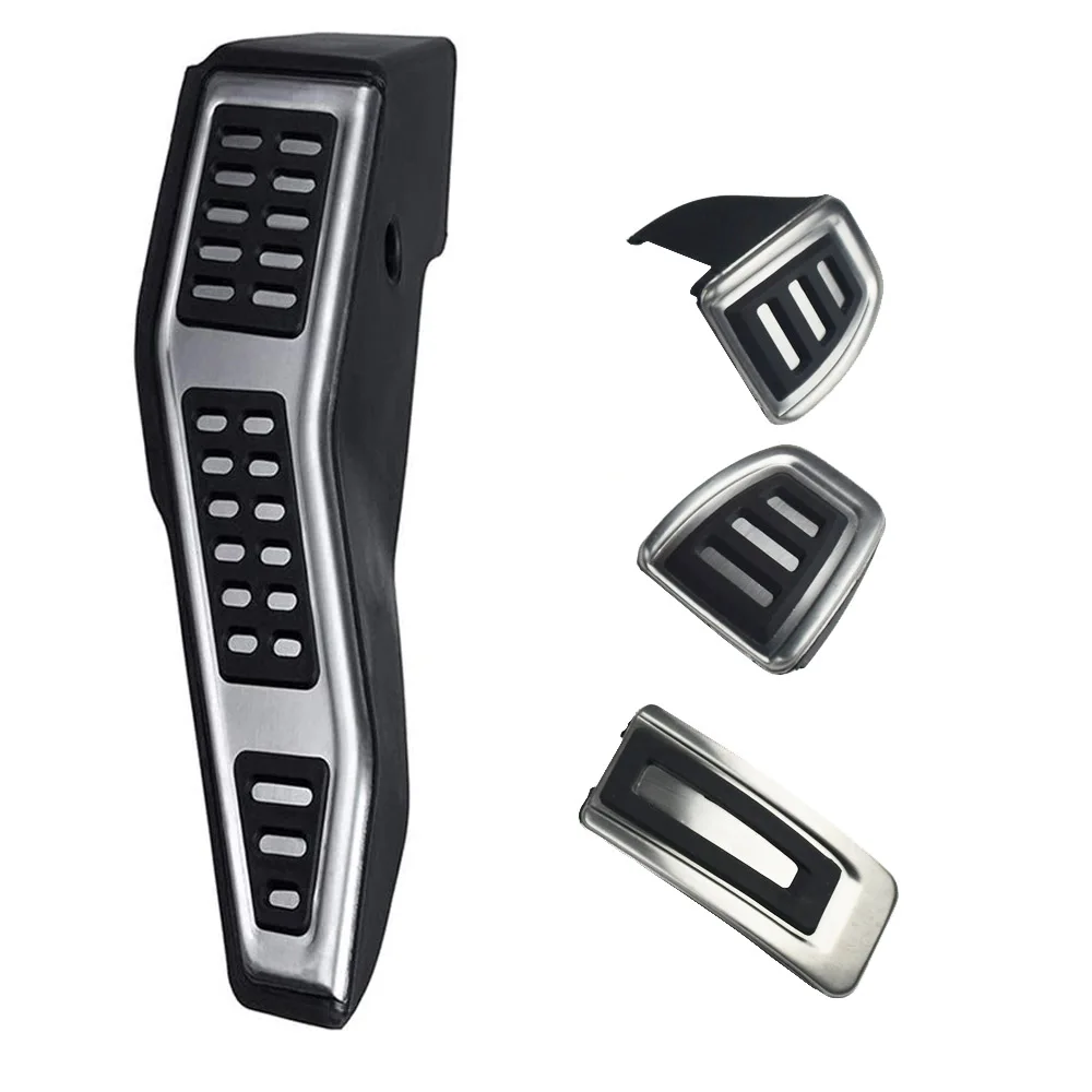 RHD Car styling Sport Fuel Brake Dead Pedal Cover Set DSG for Audi A3 S3 RS3 2013-for vw Golf MK7 VII