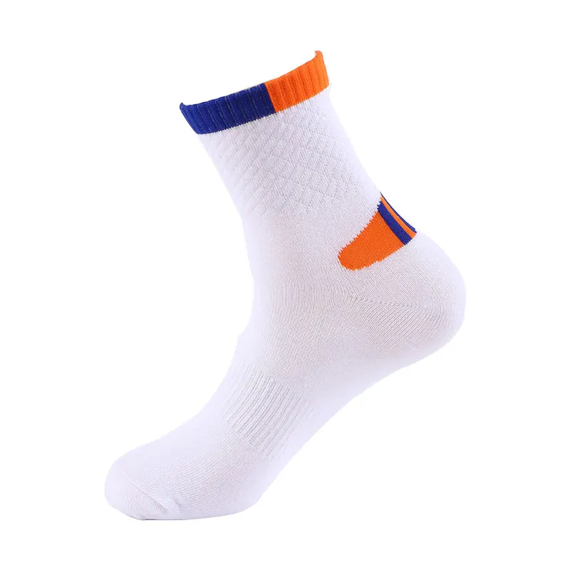Sport Socks Soft Cotton Soccer Sports running Hiking Camping Cycling Male Socks - Цвет: CWO