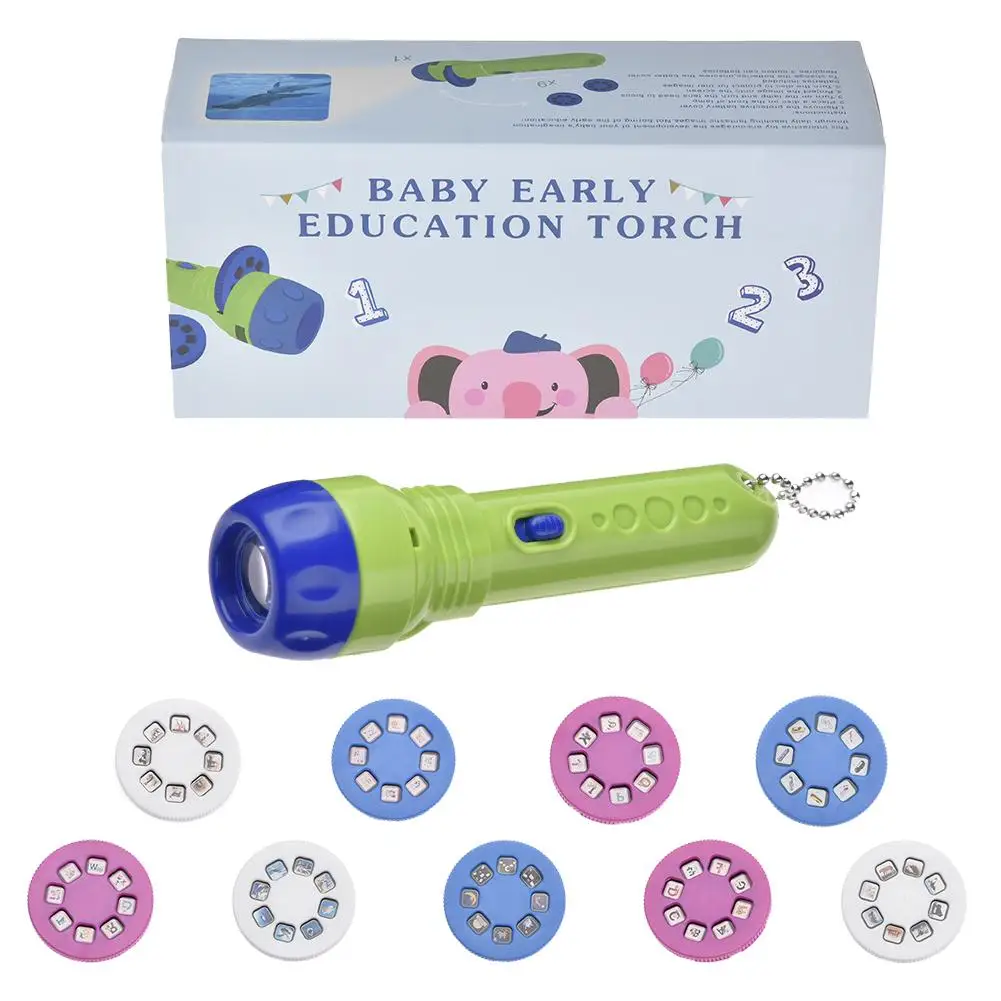 Kids Flashlight Storybook Torch HD Animation Cartoon Early Educational