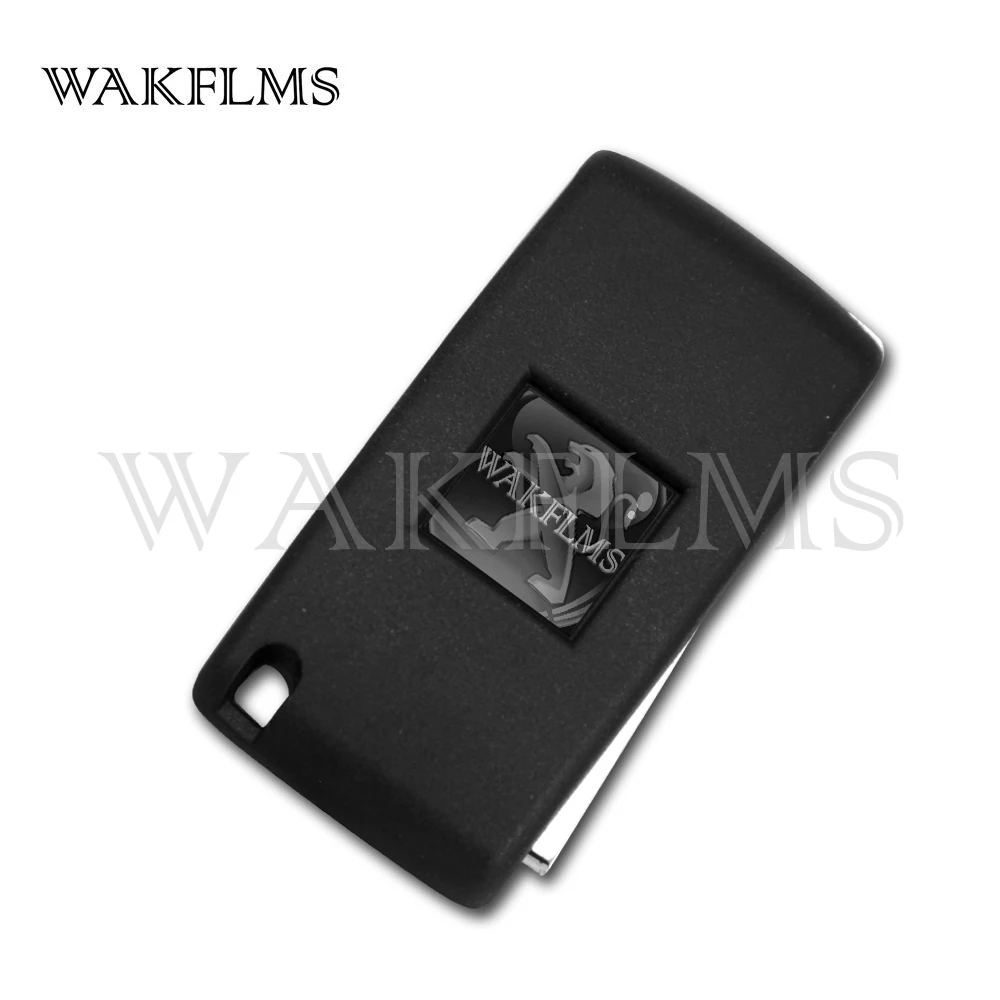 2 Buttons Remote Flip Key Car Key For Peugeot 207 307 308 407 2001-2005 433MHz PCF7941 Blade CE0523