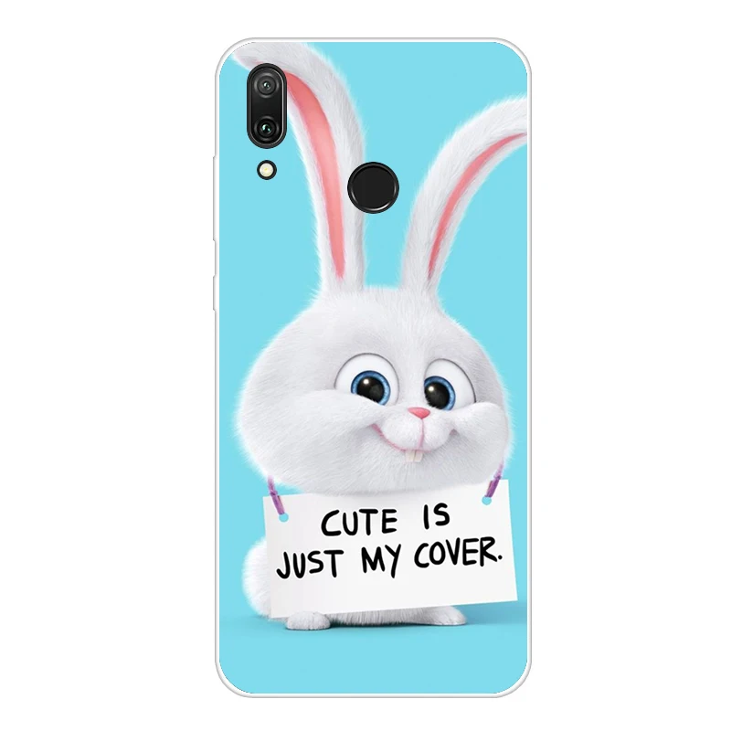 For Coque Huawei Y7 Case Phone Cover Soft Silicone Printing Back Case Fundas For Huawei Y7 Y 7 Y7 Pro Cover TPU - Цвет: Шампанское