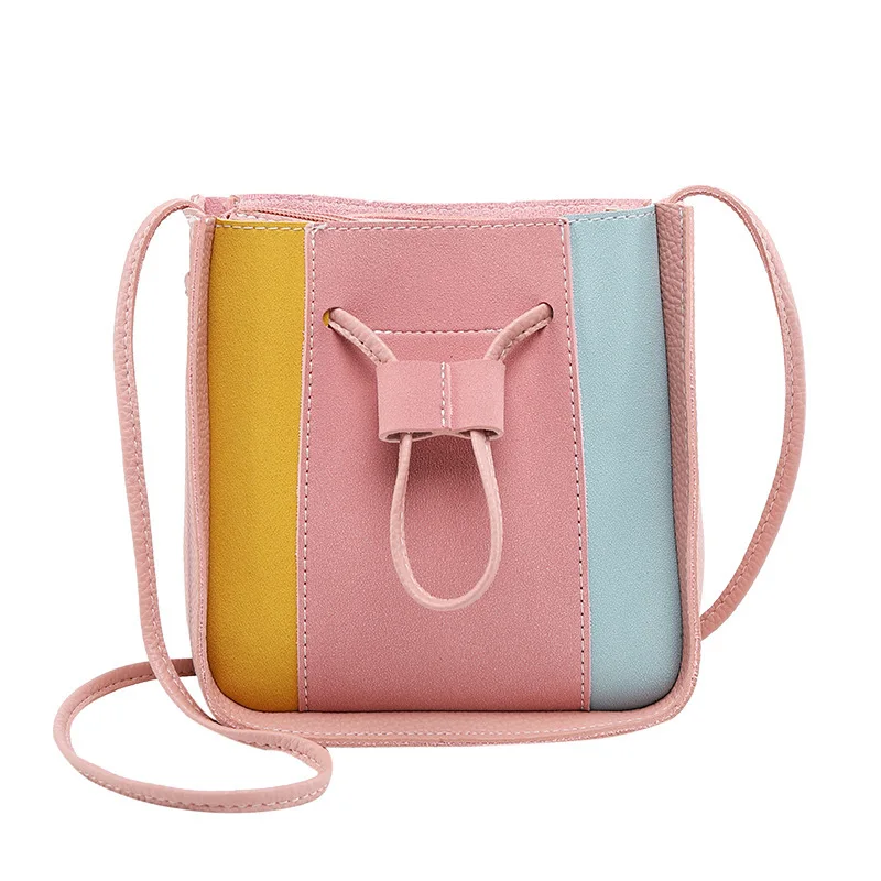 

Factory Direct 2020 New Leisure Fashion Trends Ms. Hand Bag Shoulder Bag Shoulder Bag Contrast Bucket Bag