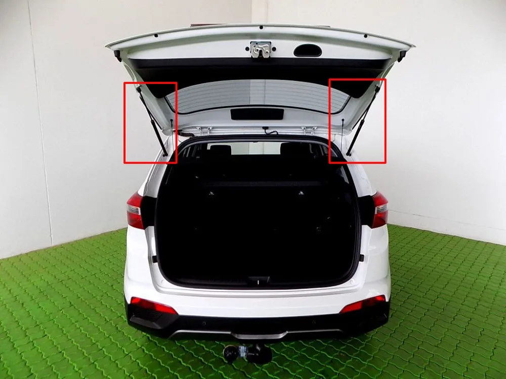 Углеродное волокно для hyundai Creta SUV- авто задний люк багажника Boot Lift поддерживает газовые Распорки пружины штанги амортизаторы