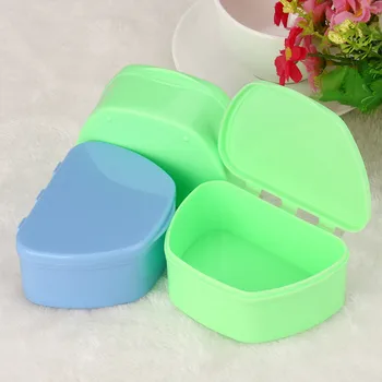 

Denture Bath Appliance False Teeth Box Storage Case Rinsing Basket Denture Bath Storage Box Case Container Container Denture Bo
