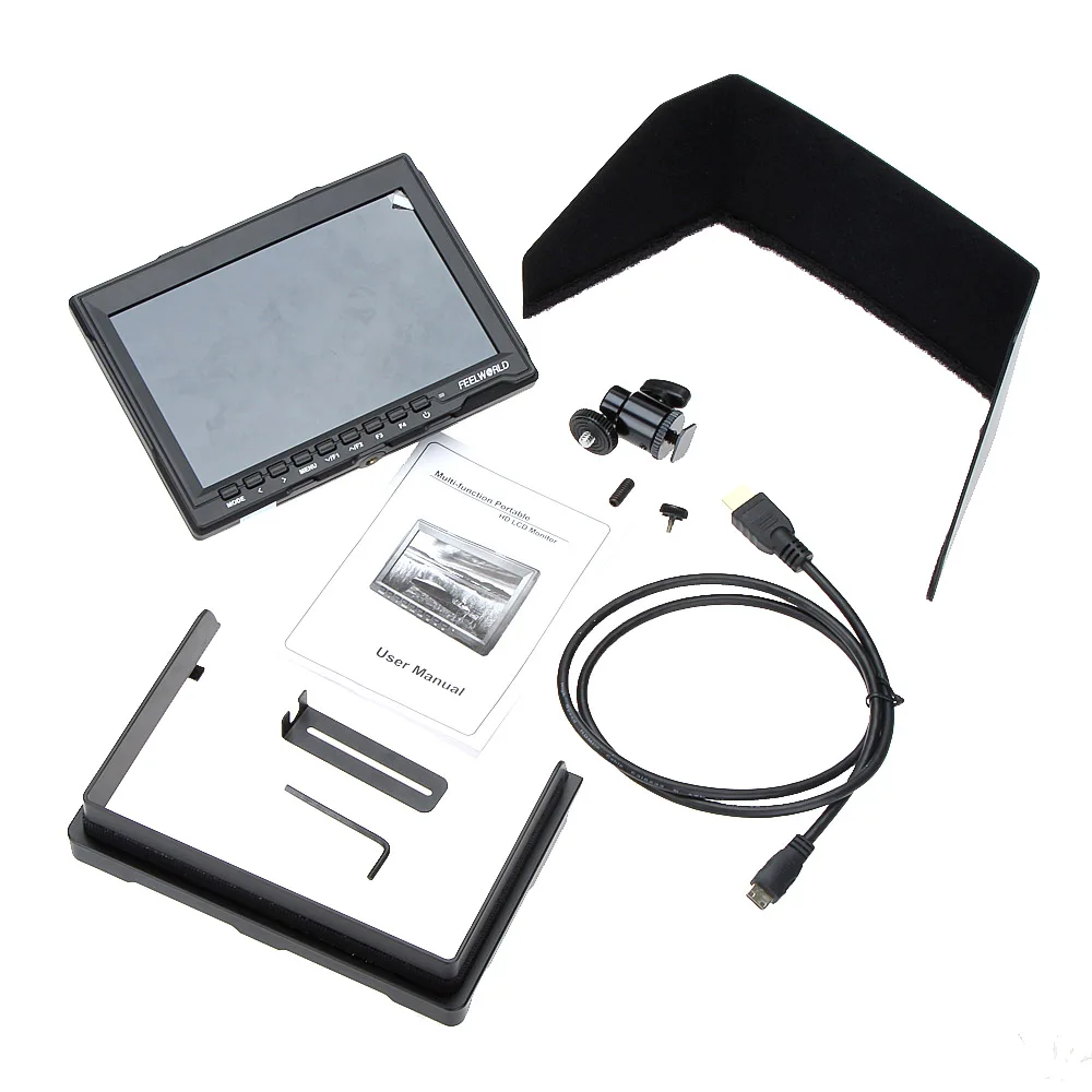 Feelworld FW759 видеокамера 7 ''HD ips lcd монитор 1280*800 HDMI для Canon Nilkon sony DSLR камера видеокамера