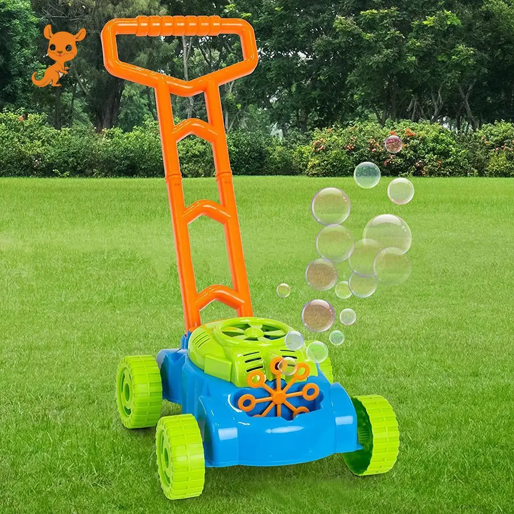 

Creative Home Garden Interactive Pushing Car Automatic Bubble Machine Maker Blower Baby Kids Toy Gift New bubble machine
