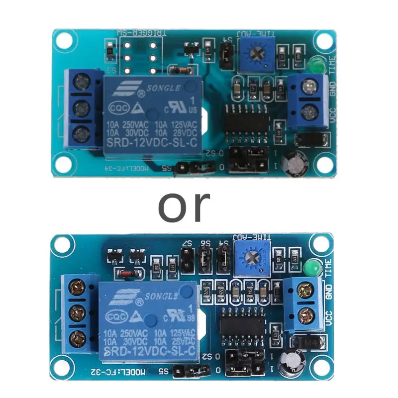 

12V DC Delay Delay Relay Turn on / Delay Turn off Switch Module with Timer