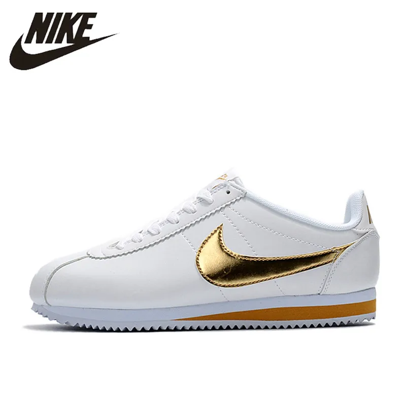 

Nike CLASSIC CORTEZ LEATHER Running Shoes for Men Stability Footwear Super Light Sneakers Sport