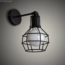 Винтажный промышленный Ретро настенный светильник светодиодный светильник для спальни настенный светильник чердак склад Кухонные светильники E27 прикроватный коридор освещение