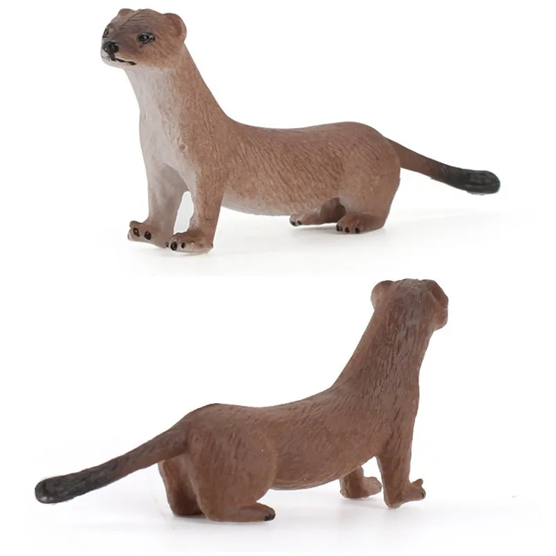 Simulation Wild Jungle Animals Wolf Bison Eagle Bear Crocodile PVC Action Figures Ornaments Collection Kids Education Toy Gifts