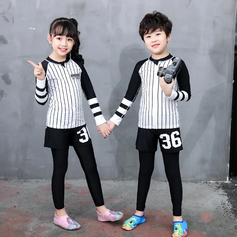 

New Style Parent And Child Diving Suit Jellyfish Clothing Long Sleeve Sun-resistant Beach Zipper Couples Hot Springs Slimming Ch