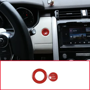 

Red/Silver/Blue ABS Car Engine Start Stop Button Trim For Land Rover Discovery Sport LR5 Range Rover Sport Vogue Evoque Part