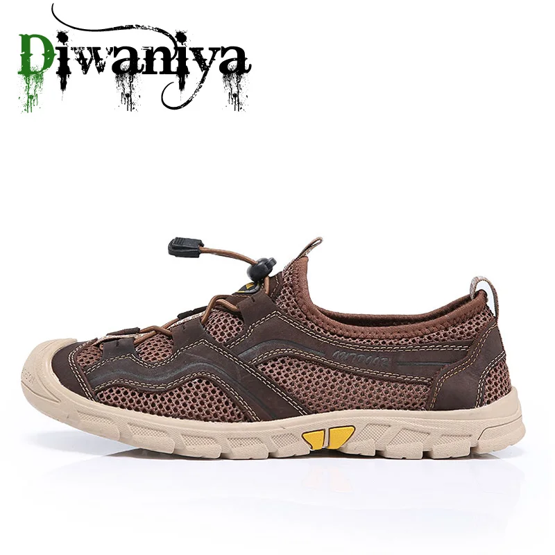 

Outdoor Sandals Men Breathable Summer Shoes Men Beach Slippers Sports Shoes Anti Skid River Sea Sneakers Tenis Masculino