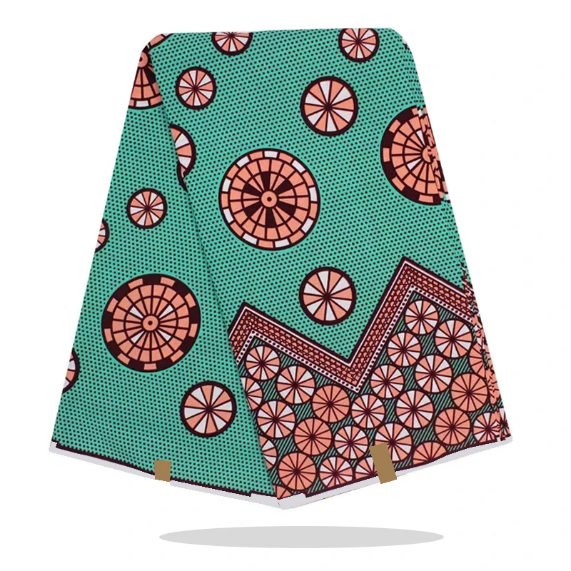 

African Style Dress Sewing Material Veritable High Quality 100%Cotton Fabric Ankara Wax Prints Fabric By The Yards RV11-99