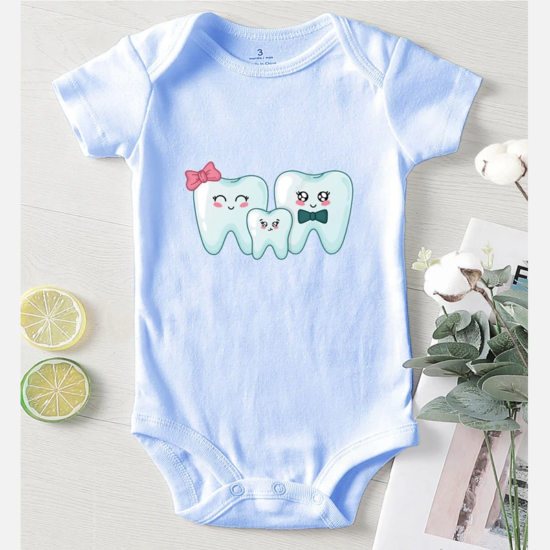 black baby bodysuits	 Newborn Baby Girl Clothes Children Jumpsuits for Babies Cotton Kids' Things Tooth Printing Bodysuit for Newborns Baby Jumpsuit Cotton  Baby Rompers