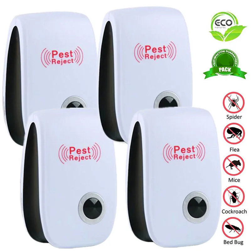Fourmis Rats araign/ées Insectes cafards Souris moustiques ROSELA Lot de 6 r/épulsifs /à ultrasons pour Insectes nuisibles /électroniques et ultrasons Insectes