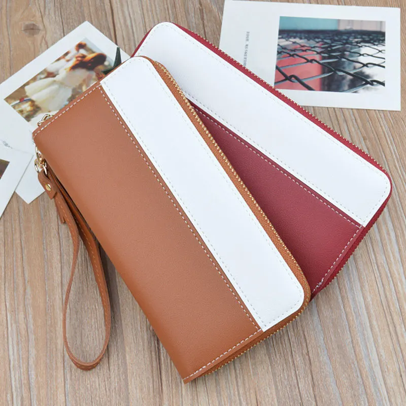 Droppshiping 1 Pcs Women Lady Wallet Purse Long Design Zipper for Coin Money Cards Mobile Phone d88
