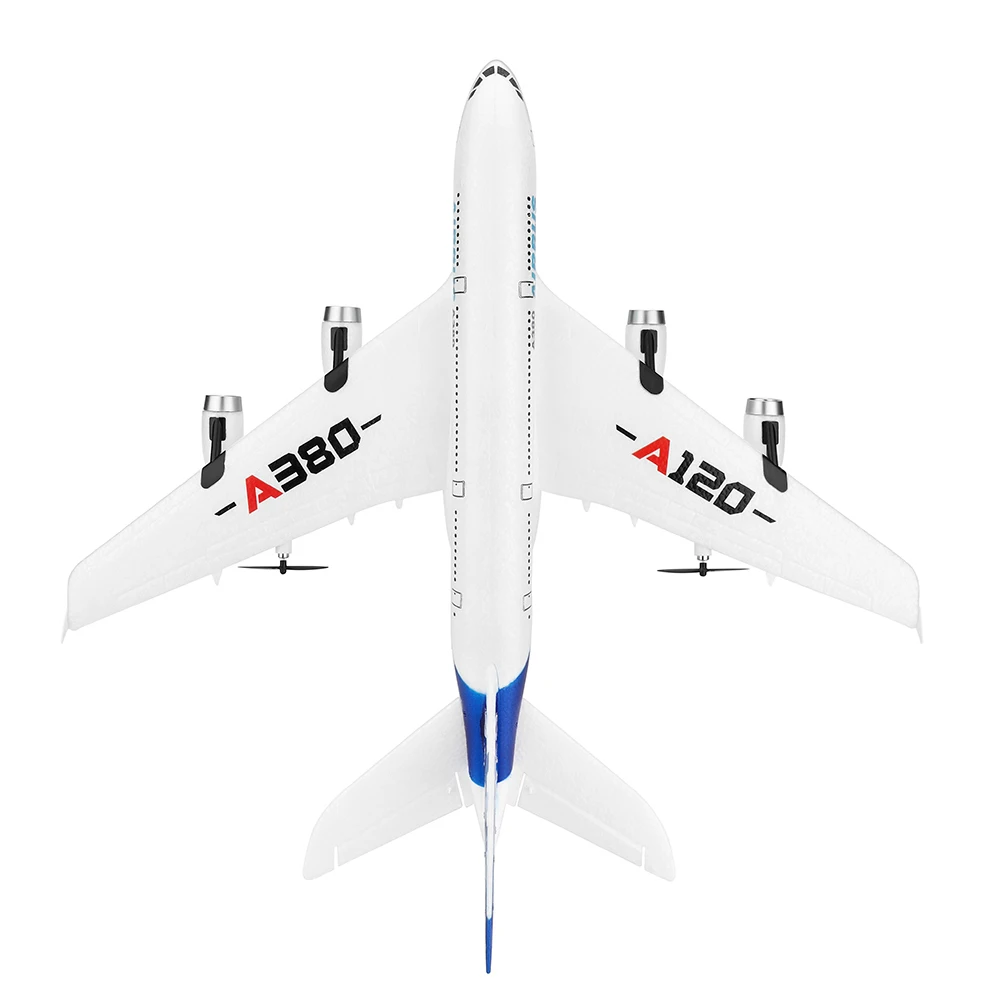 Wltoys Xk A120 Airbus A380 модель дистанционное управление самолетом 2,4 г 3ch Epp Rc самолет с фиксированным крылом Rtf Rc Wingspan игрушка
