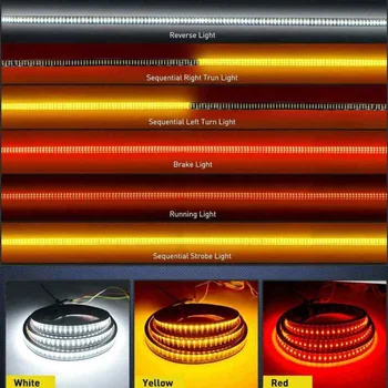 

Signal Tail Car LED Light Waterproof IP68 7500K Tailgate Strip Reverse