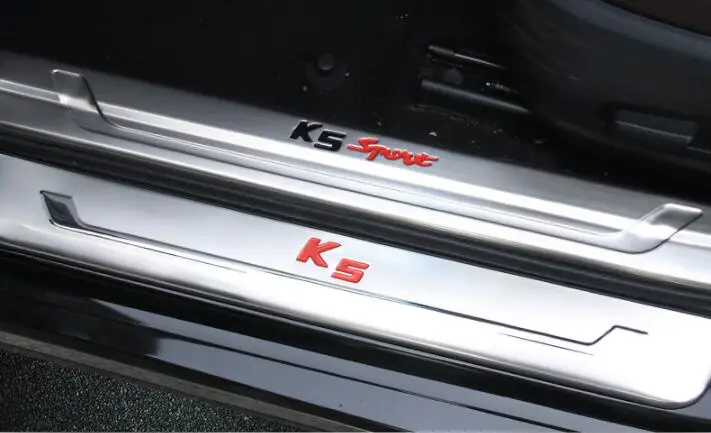 Добро пожаловать педаль подходит для Kia K5 переустановки, специальные декоративные аксессуары для 16-19 K5 из нержавеющей стали приветственные педали