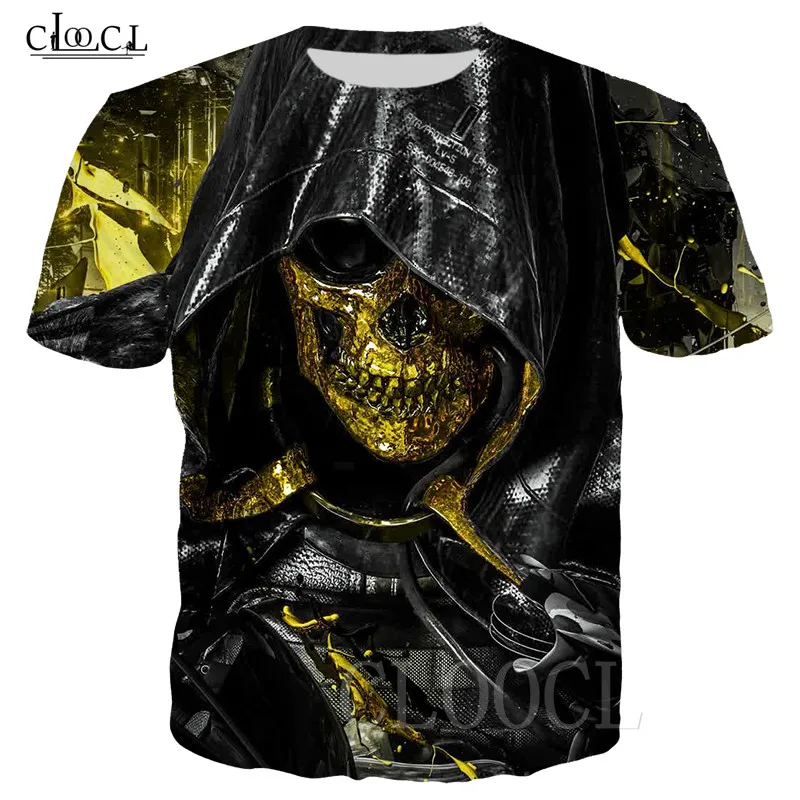 

Death Stranding Game Tshirt Men Women Casual Fashion Plus Size Streetwear Summer Tees Tops 3D Print Gold Mask T Shirt Sweatshirt