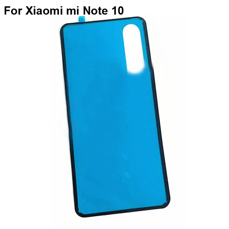 

2PCS For Xiaomi mi Note 10 Back Glass cover Adhesive Sticker Stickers glue battery cover door housing Xiao mi Note 10 note10