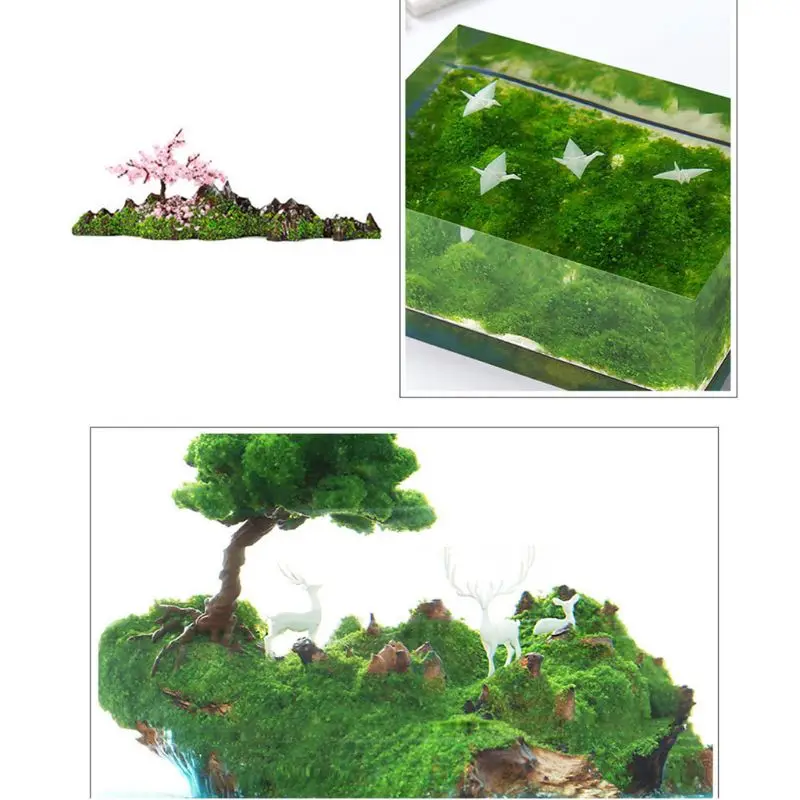 

20 Color Moss Sponge Tree Powder Miniature Scene Resin Micro Landscape DIY Craft 667E