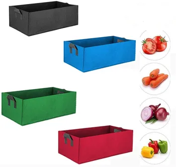 

4/8/10 Pack Garden Rectangle Plant Grow Bag Vegetable Flower Pot Planter DIY Potato Garden Pot Plant Eco-Friendly Grow bag