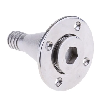 

1'' Stainless Steel Boat Marine Deck Fill Filler Cap Keyless Gas Fuel Tank