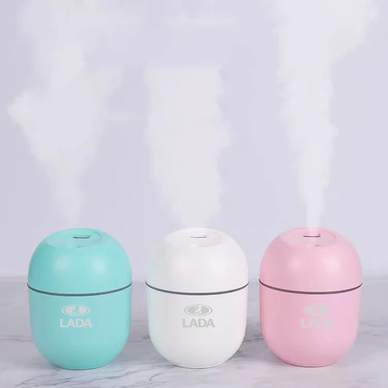 

Air Humidifier Ultrasonic Air Purifier With LED Light for Car Home Office for lada VESTA niva kalina priora Car Accessories